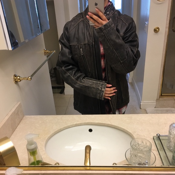 Gap MOTO Leather Jacket - Picture 5 of 8